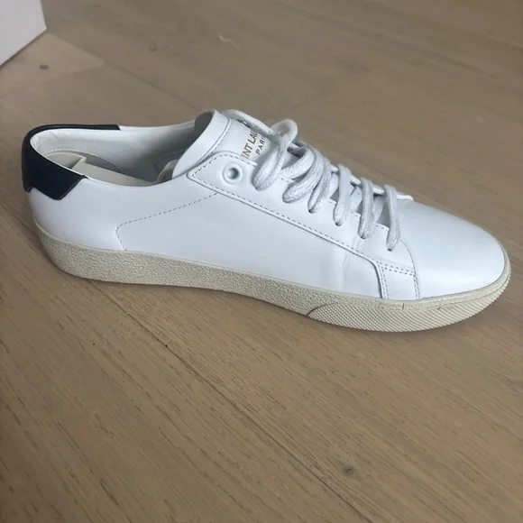 Saint Laurent Leather Sneakers size EU 38 - Picture 6 of 13